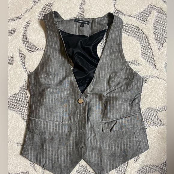 Gray pin stripe vest - Picture 1 of 1